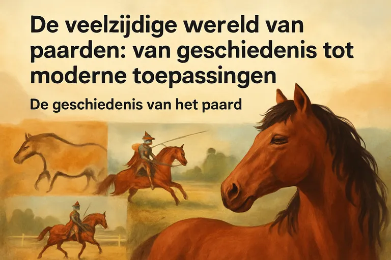 De veelzijdige wereld van paarden: van geschiedenis tot moderne toepassingen